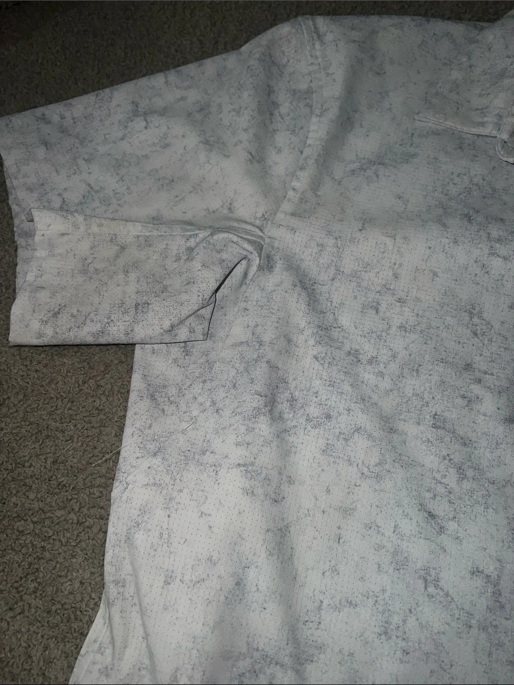 Lululemon Airing Easy Short Sleeve Button Up Shirt Ventlight Mesh size Large